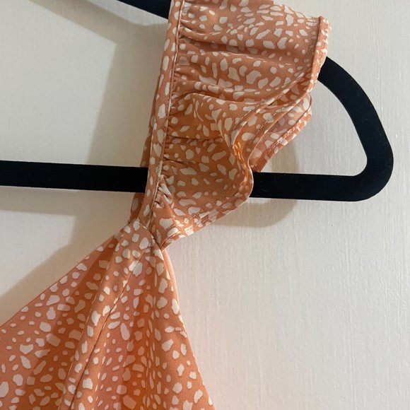 Printed Ruffle Romper - Picture 2 of 6